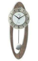 Zegar JVD ścienny Z WAHADŁEM drewno NS18053.78