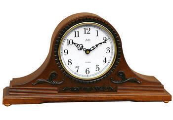 Zegar JVD kominkowy drewniany z kurantami HS11.1