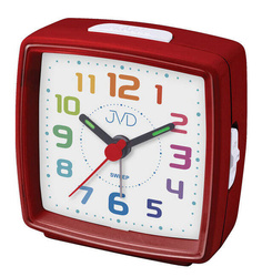 Budzik JVD SRP2811.2 czerwony podświetlenie 7 cm