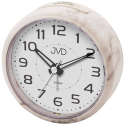 Budzik JVD SRP006.1 marmurkowy podświetlenie 10 cm