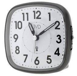 Budzik JVD RB871.2 czarny sterowany radiowo 9,5 x 9,5 cm