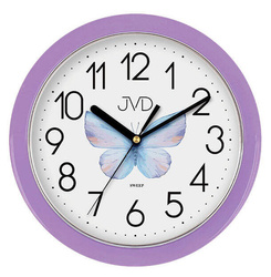 Zegar JVD ścienny CICHY motyl HP612.D11