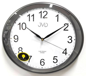 Zegar JVD ścienny CICHY SENSOR LIGHT  HP663.8