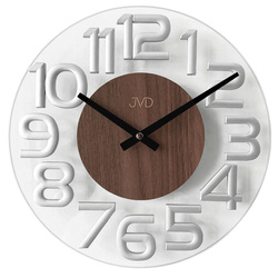 Zegar ścienny JVD nowoczesny szkło HT098.4
