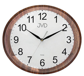 Zegar JVD ścienny CICHY szary HP664.10