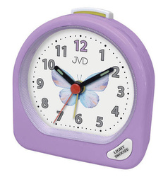 Budzik dziecięcy biurkowy fioletowy motylek SR672.9