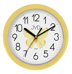 Zegar JVD ścienny CICHY motyl HP612.D10