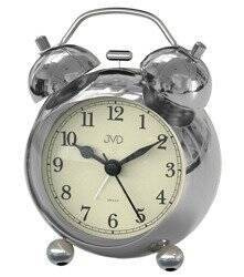 Budzik JVD SRP2810.4 srebrny głośny alarm 16,5 cm