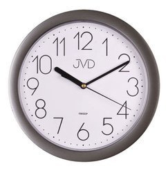 Zegar JVD ścienny czytelny szary CICHY HP612.25