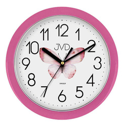 Zegar JVD ścienny CICHY motyl HP612.D12