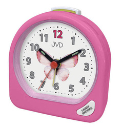 Budzik dziecięcy biurkowy różowy motylek SR672.10