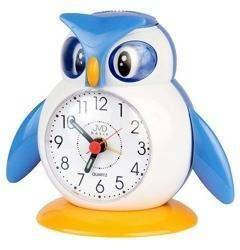 Budzik JVD SR51 dziecięcy sowa kolorowy 8,6 cm