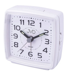 Budzik JVD SRP28.1 biały podświetlenie 7 cm