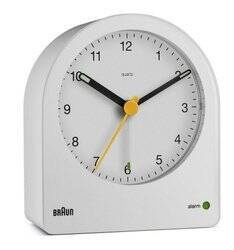 Budzik Braun BC22W biały 10 cm czujnik zmierzchu