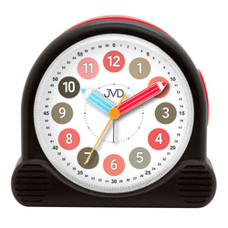 Budzik JVD SRP160.3 czarny podświetlenie 10 cm