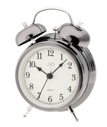 Budzik JVD CICHY BELL ALARM grafitowy SRP2217.4