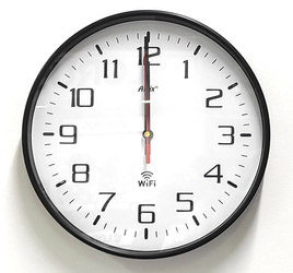 Zegar ścienny sterowany Wi-Fi Atrix ATE2015BWIFI 30 cm