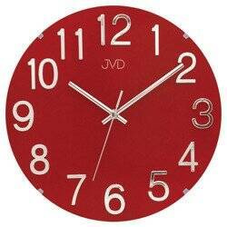 Zegar ścienny JVD nowoczesny tworzywo METAL  HT98.4