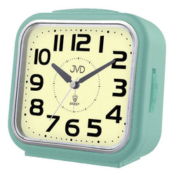 Cichy budzik JVD SRP2402.2 zielony 14 cm