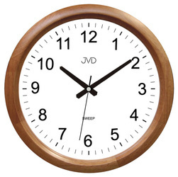 Zegar ścienny drewniany brązowy klasyczny NS8017.2