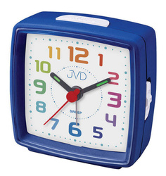 Budzik JVD SRP2811.1 niebieski podświetlenie 7 cm