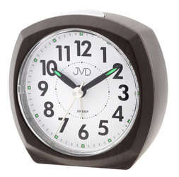 Budzik JVD SRP402.4 ciemnobrązowy podświetlenie 8 cm