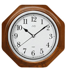 Zegar ścienny drewniany brązowy klasyczny NS71.4