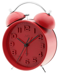 Cichy budzik JVD SRP2216.3 czerwony 10 cm