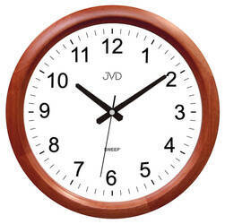 Zegar ścienny drewniany brązowy klasyczny NS8017.1