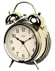 Budzik JVD CICHY BELL ALARM złoty SRP2217.2