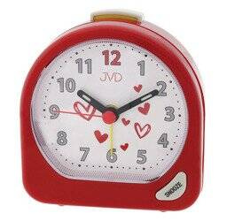 Budzik JVD dziecięcy biurkowy czerwony SR672.3