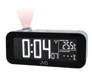 Zegar budzik sieciowy z projekcją i termometrem JVD RB93