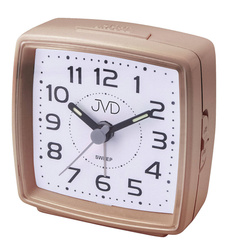 Budzik JVD SRP28.6 różowe złoto podświetlenie 7 cm