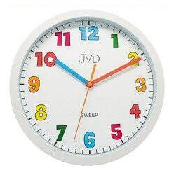 Zegar JVD ścienny dziecięcy 25 cm biały HA46.3