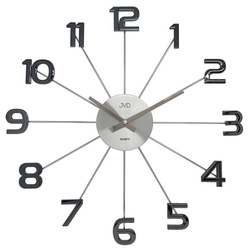 Zegar JVD ścienny STAL duży 48,5 cm HT072.4